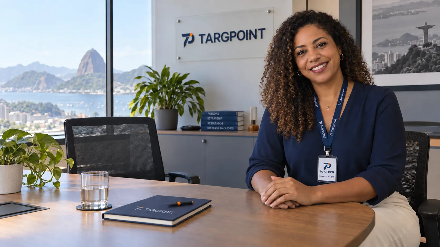 Profissionais brasileiros iniciando uma conversa de consultoria com a TargPoint